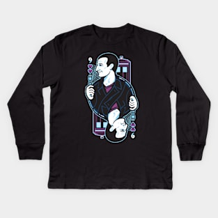 9th of Hearts Kids Long Sleeve T-Shirt